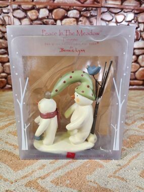 Russ Bonny Lynn Peace In The Meadow Snowman Figurine